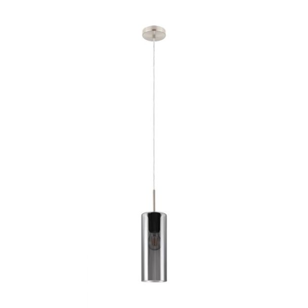 EGLO 98694 LAMPA SELVINO OPRAWA WISZĄCA HL/1 E27 NICKEL-M/SW-TRANSP.SELVINO