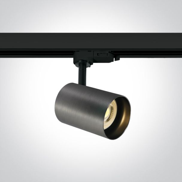 ONE LIGHT 65105NT/MG Kopseika track spot range GU10 dark light 10W szary metal