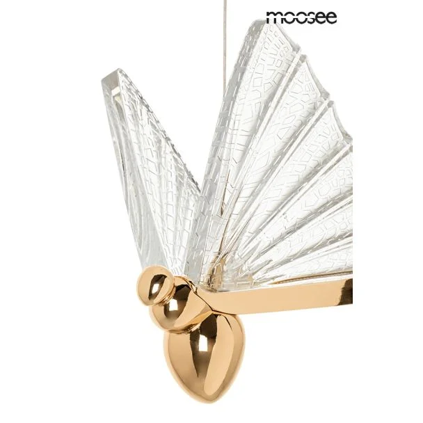 MOOSEE MSE010100322 MOOSEE lampa wisząca BUTTERFLY M złota