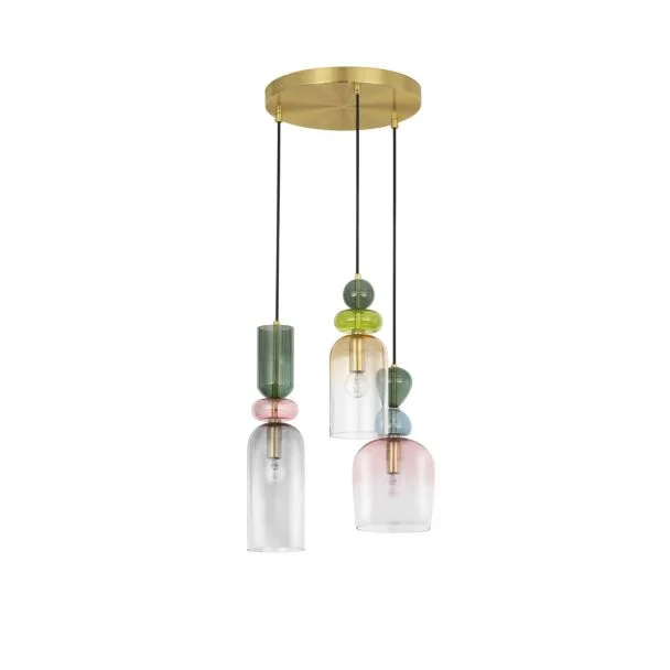 Luces Exclusivas BALAM LE43400 LAMPA WISZĄCA złoty