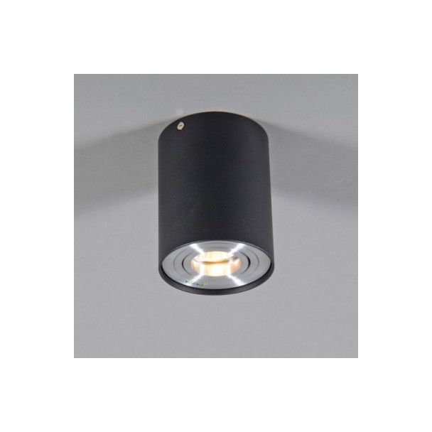 AZZARDO GM4100-BK-ALU / AZ0779 Bross 1 (black/aluminium) Lampa sufitowa