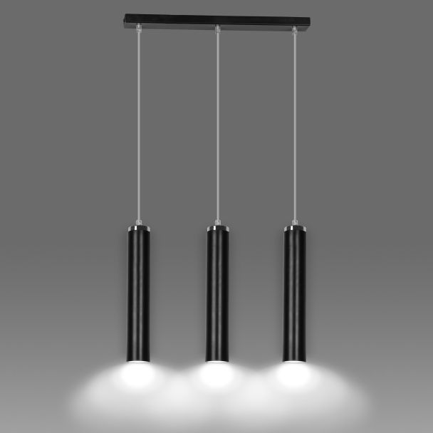 EMIBIG 956/3 LUNA 3 BLACK LAMPA WISZĄCA
