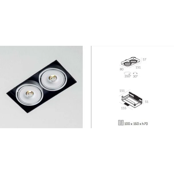 LABRA 4.1163 TWEET 50.2 Trimless mini.LED On-Off