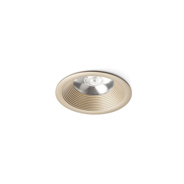 RENDL R13222 SHARM BASE wpuszczana perłowo-złota 230V LED 10W 24° 3000K