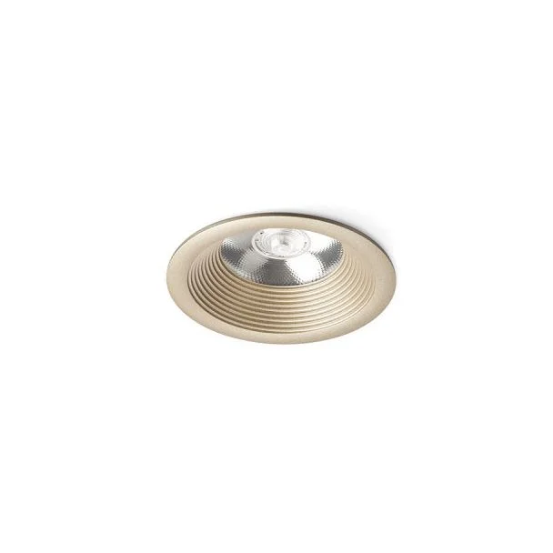 RENDL R13222 SHARM BASE wpuszczana perłowo-złota 230V LED 10W 24° 3000K