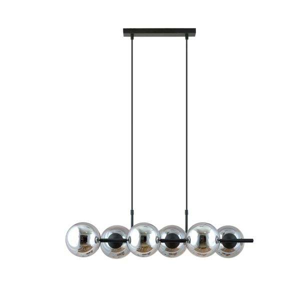 EMIBIG 1207/6 LAMPA WISZĄCA RORY 6 GRAFIT