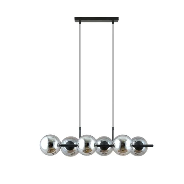 EMIBIG 1207/6 LAMPA WISZĄCA RORY 6 GRAFIT