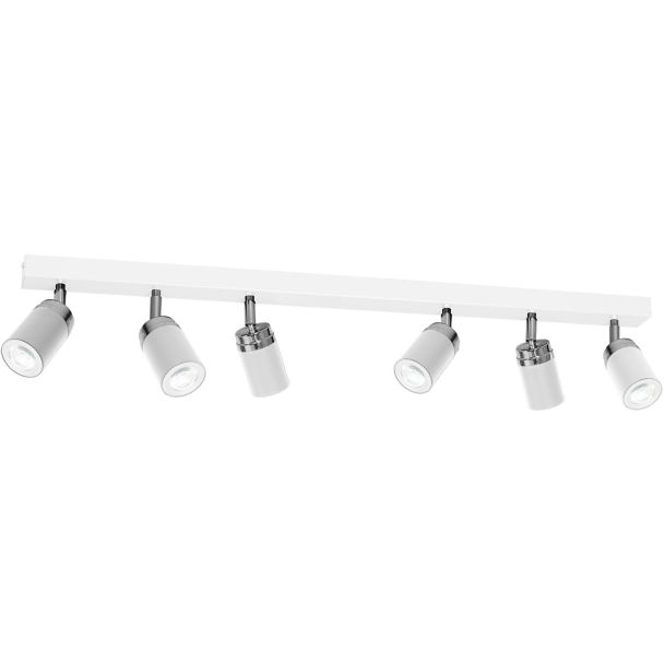 LUMINEX 5140 spot Reno white/chrome 6