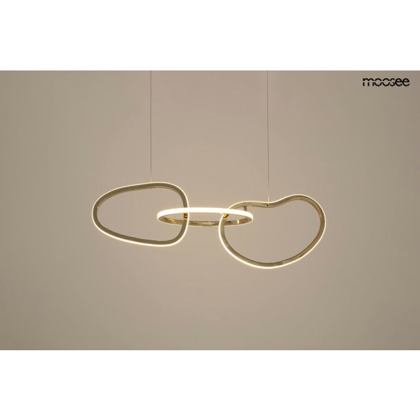 MOOSEE MSE1501100203 lampa wisząca JAZZ 3 złota