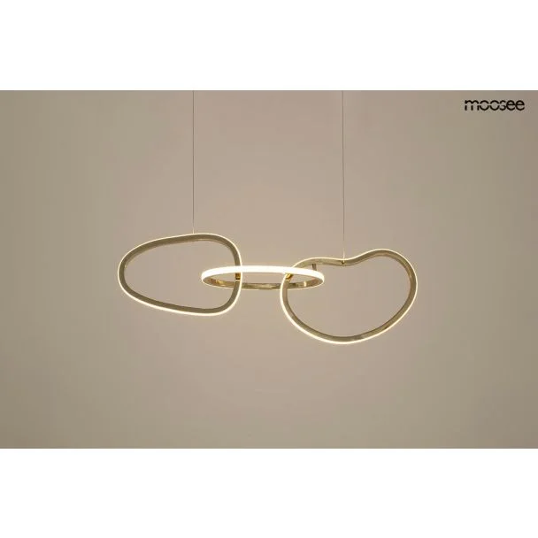 MOOSEE MSE1501100203 lampa wisząca JAZZ 3 złota