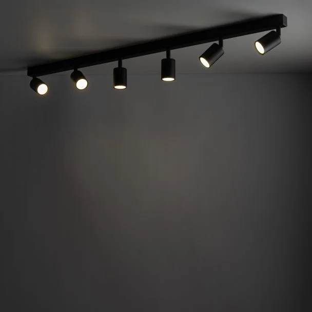 TK-LIGHTING 11370 NEX BLACK LAMPA SUFITOWA 6XGU10
