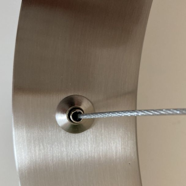 Step into Design ST-8848-80 NICKEL Lampa wisząca CIRCLE 80 LED nikiel szczotkowany 80 cm