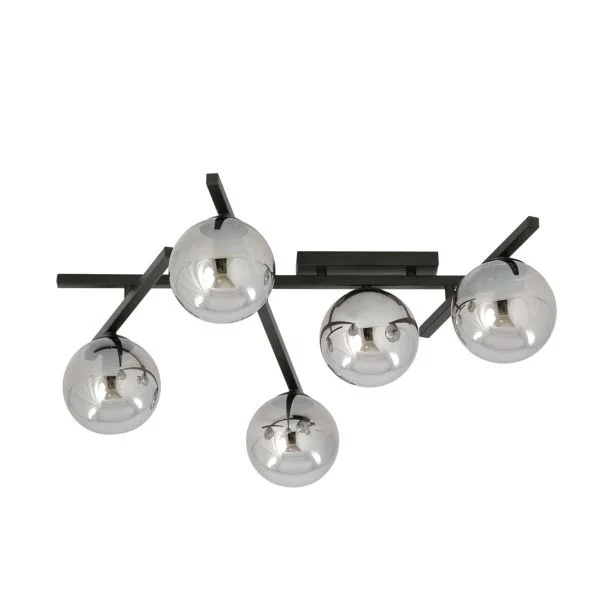 EMIBIG 1104/5 LAMPA SUFITOWA SMART 5 BLACK/GRAFIT