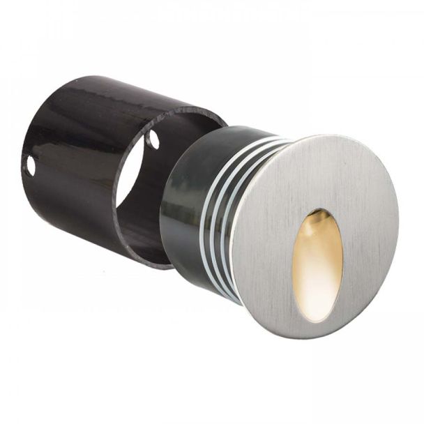 RENDL R12528 ELICA R wpuszczana aluminium szczotkowane 230V LED 3W IP54 3000K