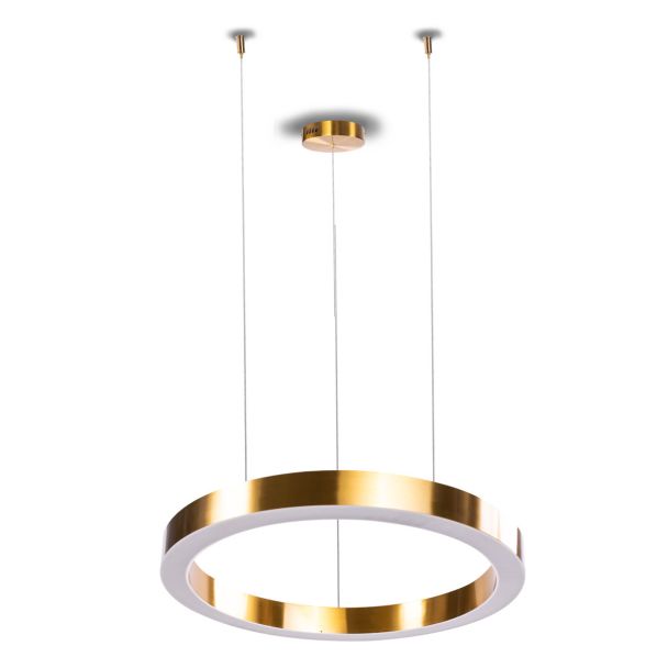 Step into Design ST-8848-60 brass Lampa wisząca CIRCLE 60 LED mosiądz 60 cm
