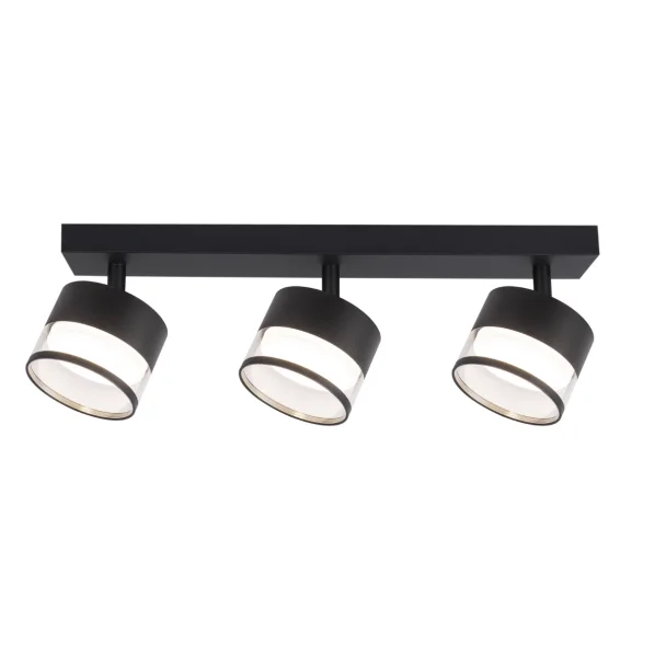 LIGHT PRESTIGE LP-6331/3WS TR/BK Spot Kendal 3 transparetny / czarny GX53