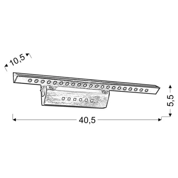 CANDELLUX 20-27030 FORTE LED 3 KINKIET 7W LED RURKA TRÓJKĄTNA Z WYŁĄCZNIKIEM CHROM