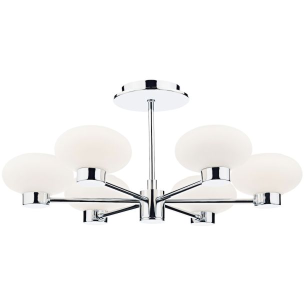 DAR SYS0650 SYSTEM 6LT SEMI FLUSH POL CHR