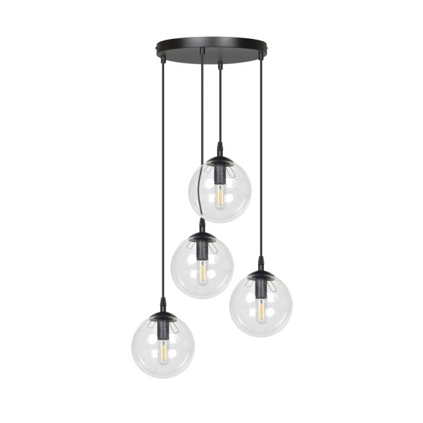 EMIBIG 711/4PREM LAMPA WISZĄCA COSMO 4 BL PREMIUM TRANSPARENT