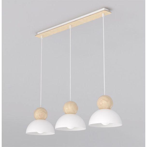 EMIBIG 1677/3 KAKI 3 WHITE LAMPA WISZĄCA