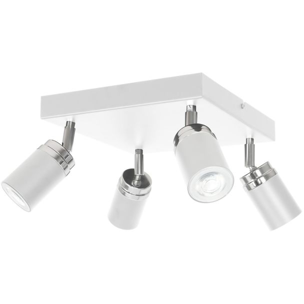 LUMINEX 5139 spot Reno white/chrome 4