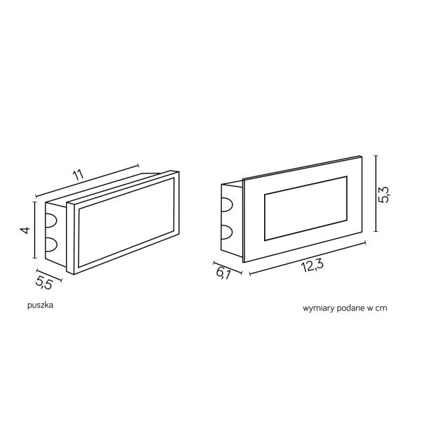 SU-MA Mur Led Inox E 04