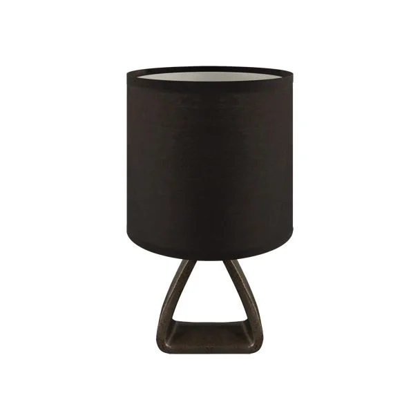 IDEUS 4058 LAMPA ATENA E14 A BLACK LAMPKA STOŁOWA STRÜHM