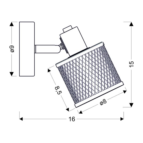 CANDELLUX 91-81377 LAMPA KINKIET CANABERA KAWOWE ZŁOTO 1X40W E14 KLOSZ BURSZTYNOWY
