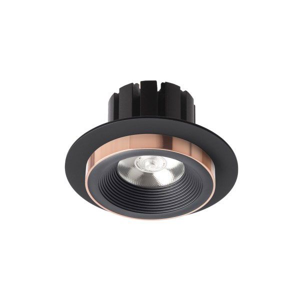 RENDL R13239 SHARM R I wpuszczana czarna/czarna miedź 230V LED 10W 24° 3000K