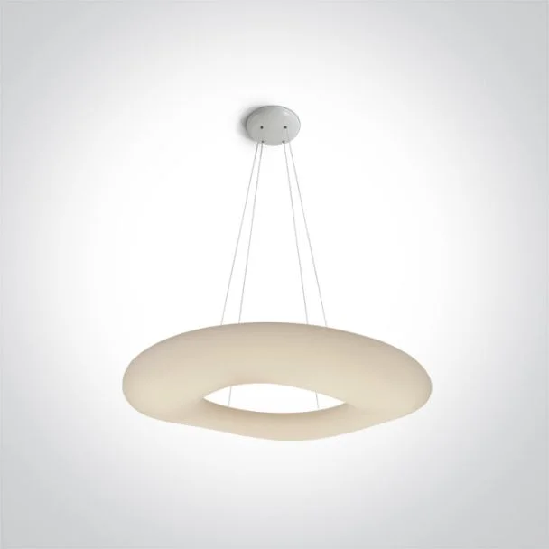 ONE LIGHT 63110C/W Apidea biała oprawa wisząca LED 3000K 80W
