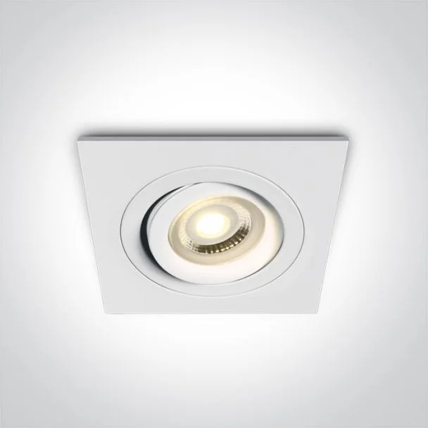 ONE LIGHT 51105ABG/W Korifoudi biały wpust z oprawką GU10 MR16