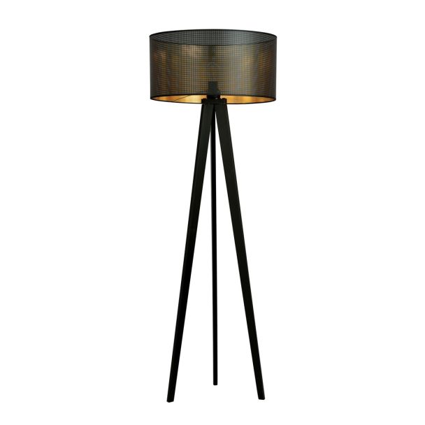 EMIBIG 1148/LP1 LAMPA PODŁOGOWA ASTON LP1 BLACK/GOLD