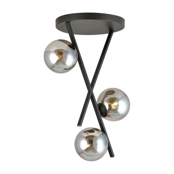 EMIBIG 1196/3 LAMPA SUFITOWA RIVER 3 GRAFIT