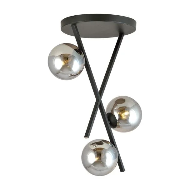 EMIBIG 1196/3 LAMPA SUFITOWA RIVER 3 GRAFIT