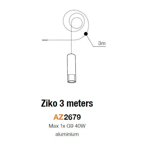 AZZARDO AZ2679 Ziko 3 meters