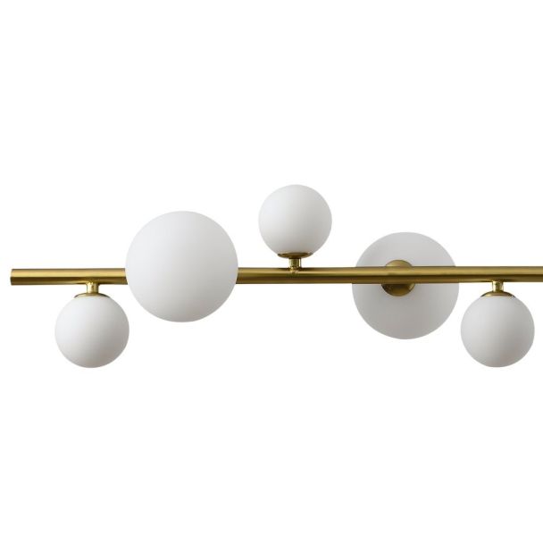 Step into Design MP0097-10 Lampa wisząca MILKY DROP złota 120 cm