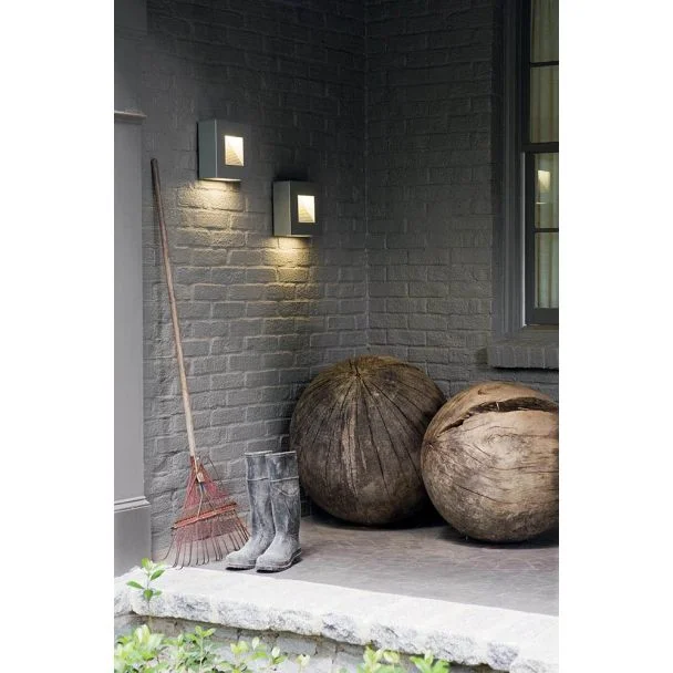 ELSTEAD Luna HK-LUNA-S-SK Small LED Wall Light - Satin Black