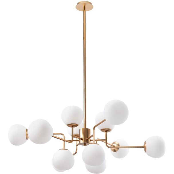 MAYTONI MOD221-PL-12-G Modern Erich Chandelier Brass