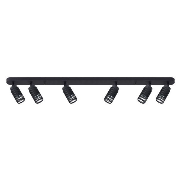 MILAGRO ML0297 VERTICAL BLACK SPOT 6xGU10