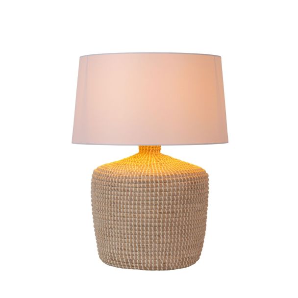 LUCIDE AMBALA 10551/81/73 LAMPA STOŁOWA naturalny