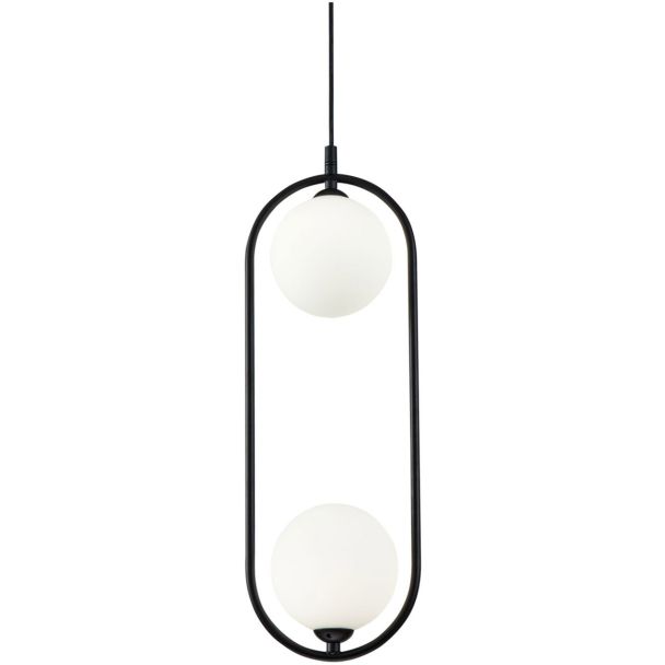 MAYTONI MOD013PL-02B Modern Ring Pendant Lamp Black