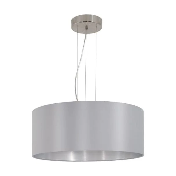 EGLO 31606 LAMPA MASERLO OPRAWA WISZĄCA HL/3 Ø530 NICKEL-M/GRAU MASERLO