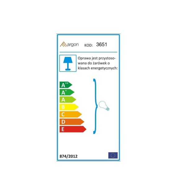 ARGON JAMAJKA 3651 lampa wisząca 1 pł.