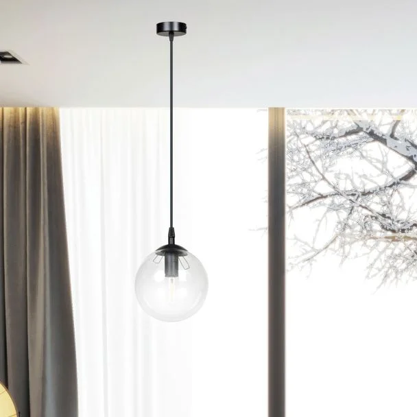 EMIBIG 711/1 LAMPA WISZĄCA COSMO 1 BL TRANSPARENT