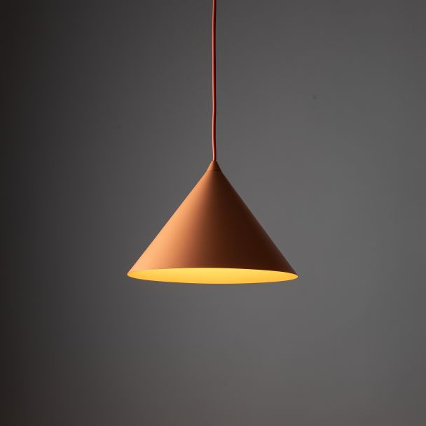 TK-LIGHTING 11384 CONO M SALMON LAMPA WISZĄCA 1XE27