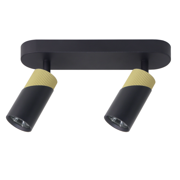 MILAGRO ML0281 NEO BLACK GOLD SPOT 2xGU10