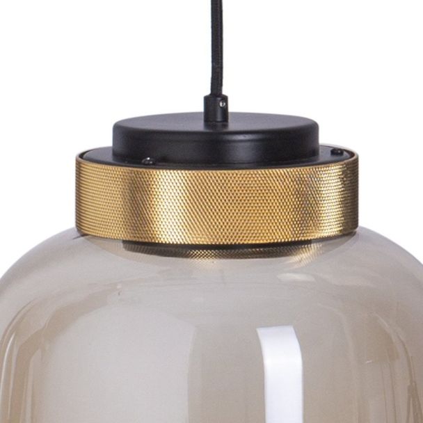 Step into Design 9969P/A amber Lampa wisząca BOOM LED bursztynowo złota 25 cm
