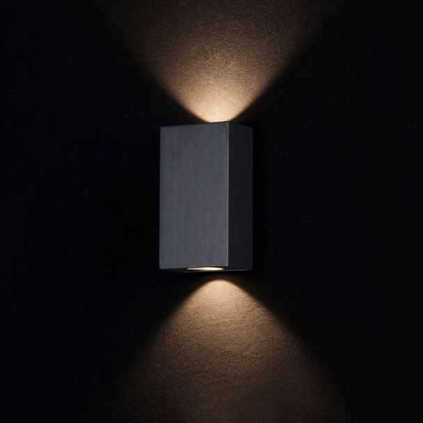 MAYTONI O581WL-L6B Outdoor Times Square Wall Lamp Black