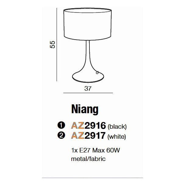 AZZARDO AZ2917 Niang (white)