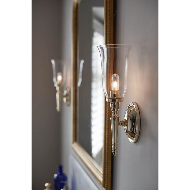 ELSTEAD DRYDEN BATH/DRYDEN2 PB 1Lt Wall Light